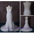 High Quality Lace Mermaid Wedding Dress with Spaghetti Strap